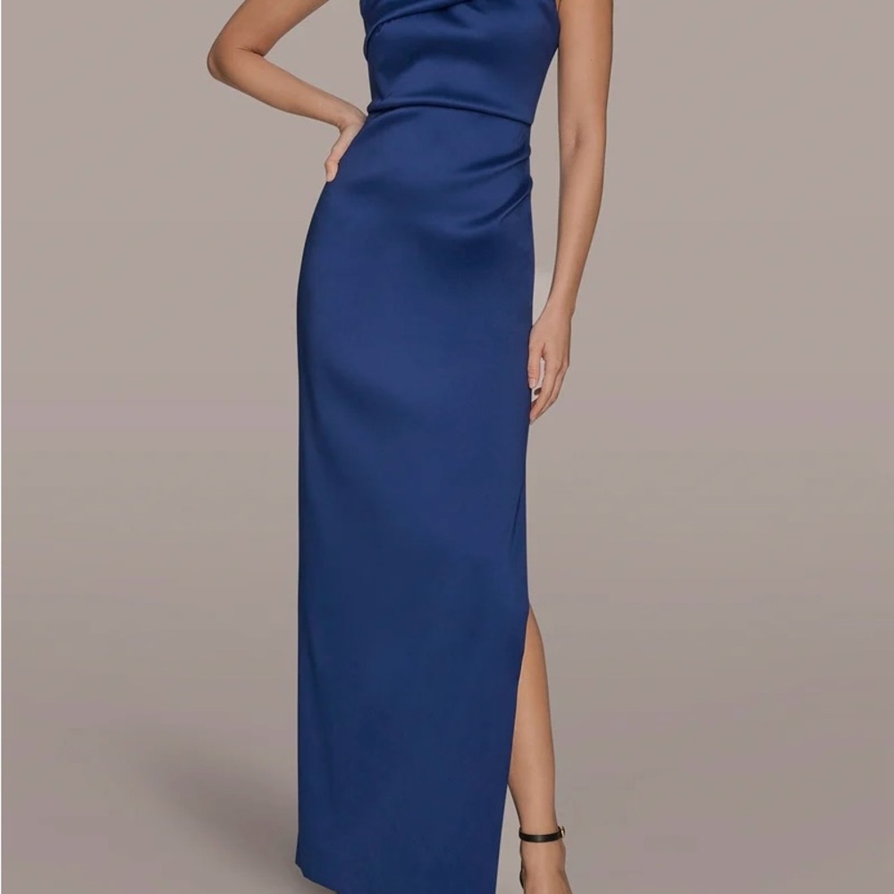 Donna Karan sapphire Blue maxi dress